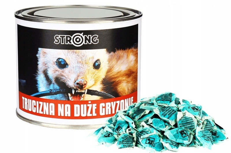 Jed, Silný jed proti kunám, myšiam a potkanom, lesným zvieratám